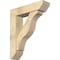 Ekena Millwork Funston Slat Rough Sawn Bracket w/ Offset Brace, Douglas Fir, 8"W x 32"D x 38"H BKT0806X32X38FST06RDF - alternate 1